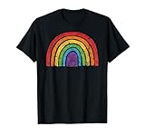 LGBTQ Rainbow Flag Gay Pride LGBT Awareness Ally Vintage T-Shirt