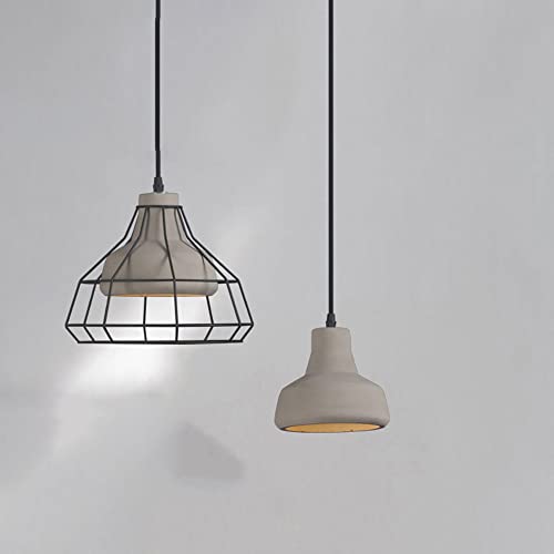 Candelabro retro de cemento para renovar techos altos en salones de hotel y cafeterías 4