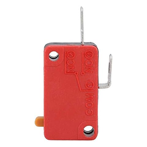 Interruptor de botón de 10 Uds, Micro interruptor de límite de 2 pines Cover