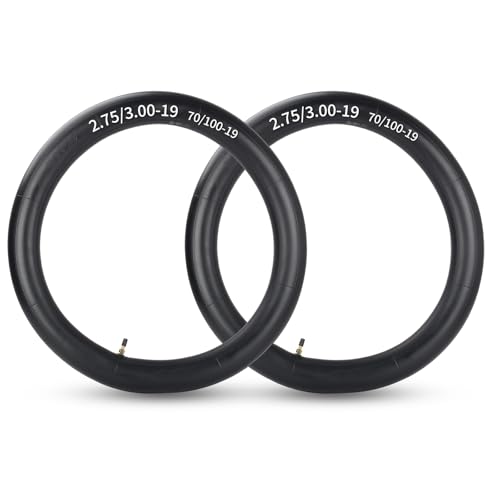 GICOOL 2.75/3.00-19 (70/100-19 80/100-19) Dirt Bike Replacement Inner Tubes 2 Pack with TR4 Valve Stem Fits for Surron LightBee X Talaria UltraBee EridePro Segway