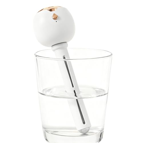 Humidificador pequeño – Mini difusor de niebla portátil recargable por USB, humidificador de aire de escritorio, viajes, oficina, hogar, hotel al aire libre
