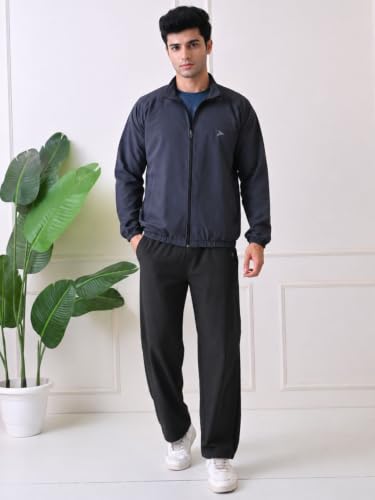 Image of FITINC Men's Sports Jacket | Regular Fit | Full Zip | Zipper Pockets | Jacket for Gym, Running, Cycling & Travel