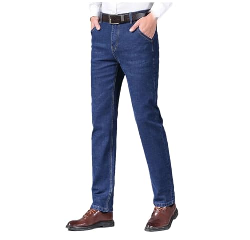 Men's Slim Fit Stretch Denim Jeans Comfortable Soft Straight Leg Casual Business Fashion Pants for Everyday Wear