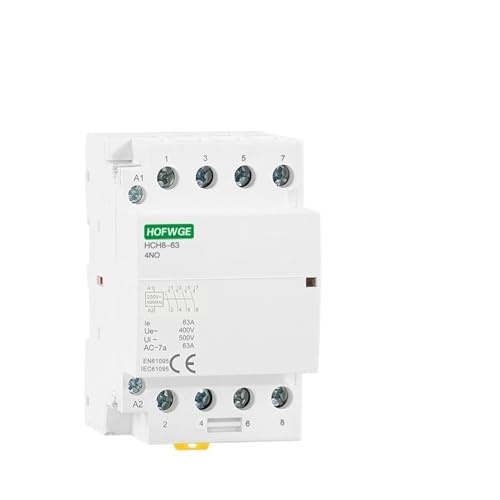 Contacteur modulaire 4P 63A domotique et relais tableau électrique