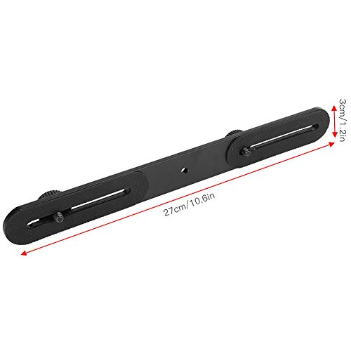 BigKing Suporte de flash, suporte universal de flash duplo com 2 parafusos adaptadores, tripé de luz