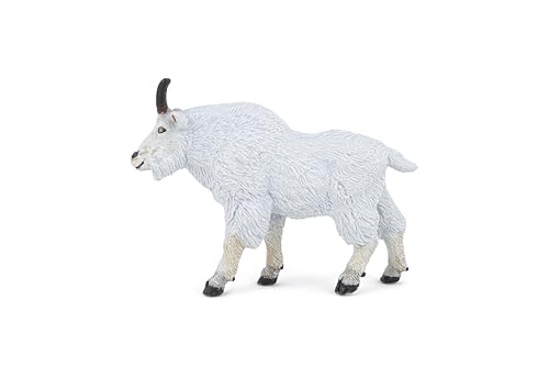 PAPO, Realistic Canadian Goat Figure, Ages 3+, Wild Life Collection, Educational Play Mountain Animals - Image 3