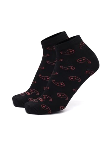 Image of Levi's LS304 Men's Compact Cotton Stretch Ankle Low Cut Socks (Pack of 3)