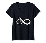Jiu Jitsu Infinity Arts Martiaux MMA BJJ BJJ T-Shirt avec Col en V