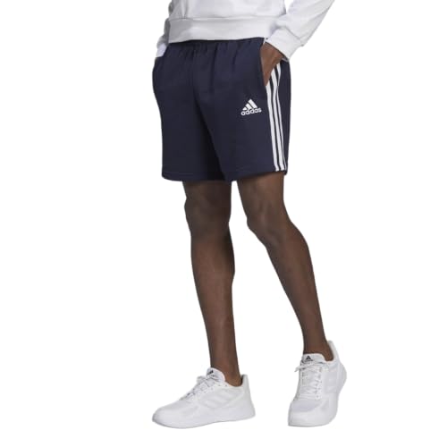Image of adidas Men's Essentials French Terry 3-Stripes Shorts