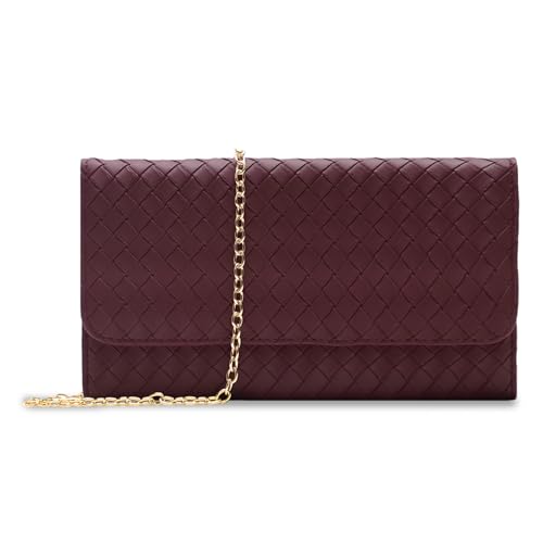 Image of U+U Small Crossbody Bags for Women, Cell Phone Purse Mini Clutch Bag with Removable Chain, Card Slots - Lightweight Purse