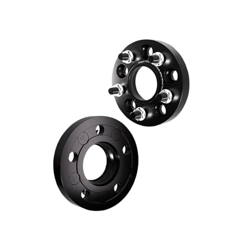 2 / 4 PCD 5x120 CB 64.1 BYD Han tWv[g 7075 zC[Xy[T[ A~nuChA_v^[Ή(2Pcs Spacer 30mm-BK)