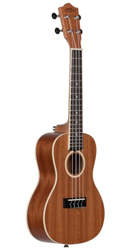 Lanikai LU21-C 4-String Ukulele, Black,Chrome thumb #3