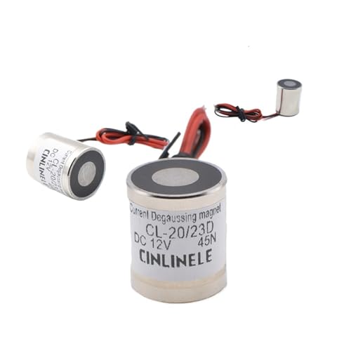 Electroimán 24V CC diámetro 20mm solenoide magnético desmagnetización
