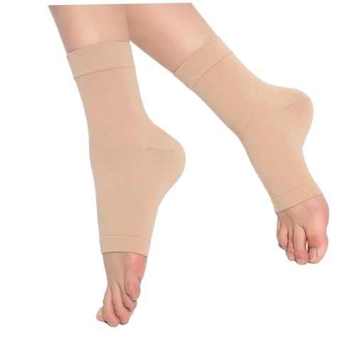 XJKLBYQ Calcetines de neuropatía, Calcetines de compresión del Tobillo para Mujeres, Mangas de pie Touch para Deportes, Fascitis Plantar, Alivio del Dolor (s)