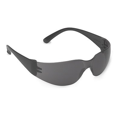 Bulldog Black Frame Gray Lens Safety Glasses ANSI Z87.1-200312 PACK by Cordova