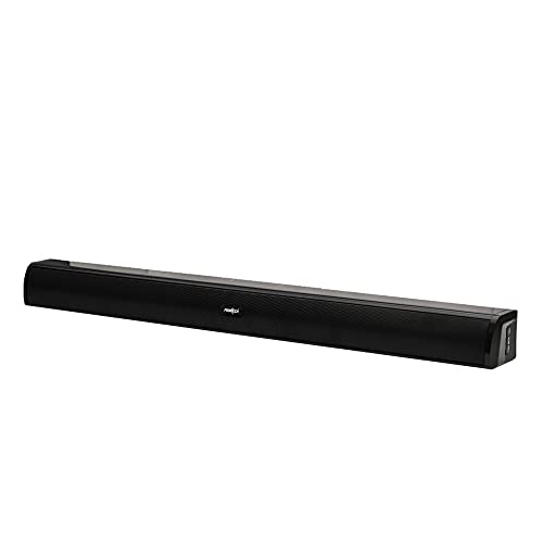 Image of FRONTECH Mark Multimedia Bluetooth Soundbar Speaker with Subwoofer | 4x20W Drives (5 cm) & 40W Subwoofer (13.3 cm) | USB & TF Compatible | HDMI & AUX Input | Wall Mounting | 1 Year Warranty (Black)
