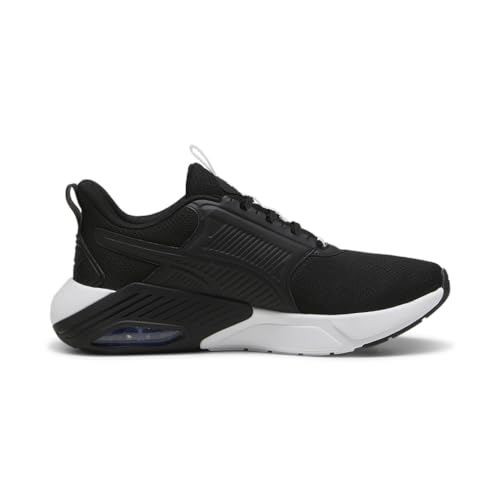 PUMA PUMA Mens X-Cell Nova Cross Trainer, Mens Black Mens White-Blissful Blue, 7