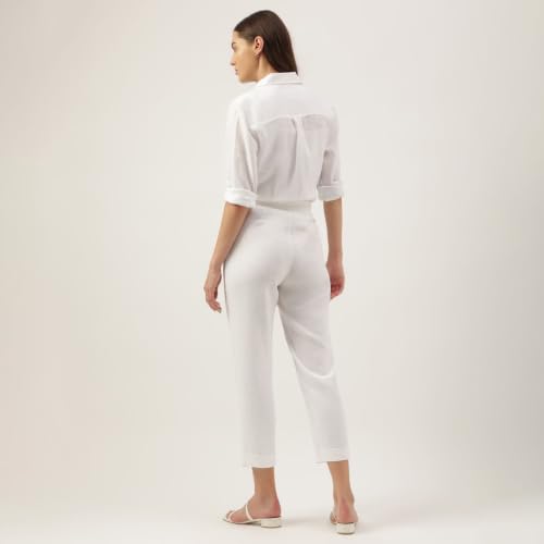 Image of Marks & Spencer High Waisted Tapered Ankle Trousers