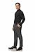 Chef Works Men's Deco Shirt, Black, Large
