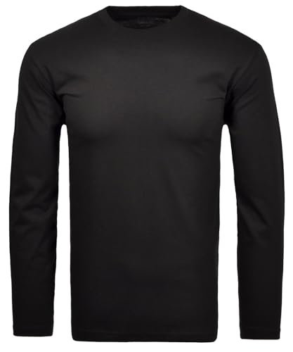 T-shirt à manches longues RAGMAN col rond idéal pour les sorties en ville le week-end