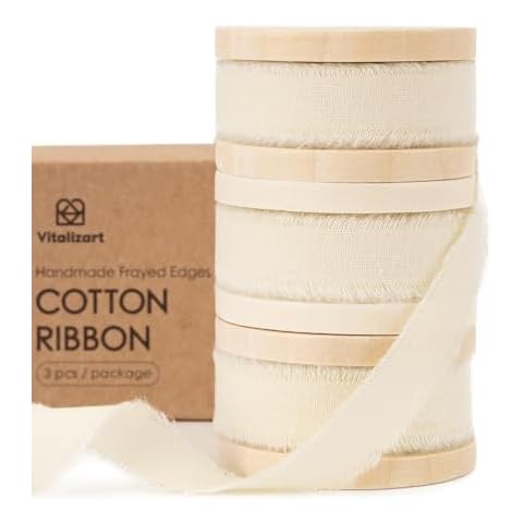 Vitalizart Handmade Cotton Ribbon for Crafts Cover