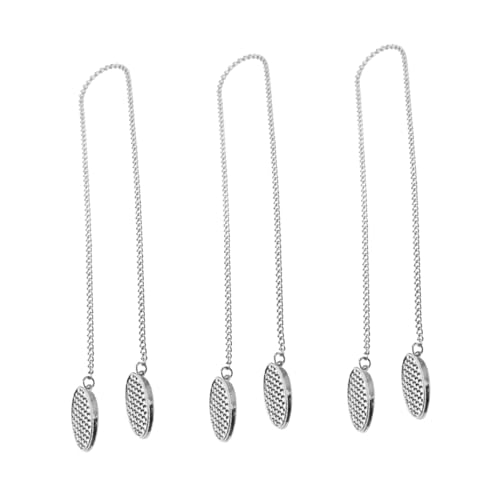 Cabilock 3pcs Napkin Clips for Kitchen Modern Napkin Holder Table Clip Chain Restaurant Dispenser