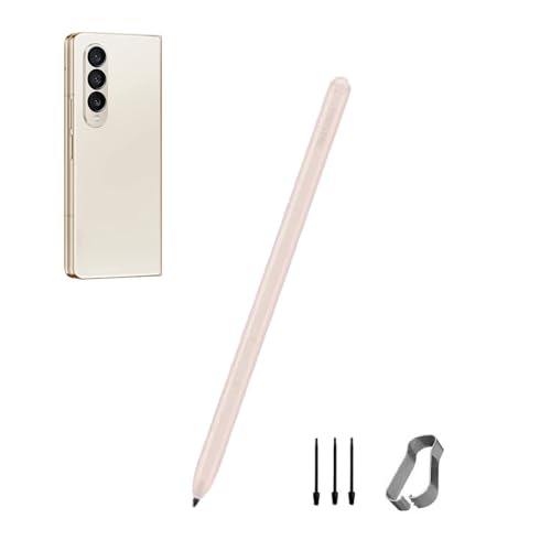 S Pen para Galaxy Z Fold 4 con 3 puntas de repuesto color beige