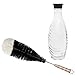 Brosse de Nettoyage de Bouteille Compatible avec des Bouteilles en Verre Sodastream, Brosse de Nettoyage pour Bouteilles à Bulles de 33 cm pour Nettoyer Les Bouteilles en Verre et en Plastique