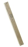 Peer Hastam Silver Aluminum Weather-Proof Classic Mezuzah Case - 5.0 inches (for 4.0 Inches Scroll)