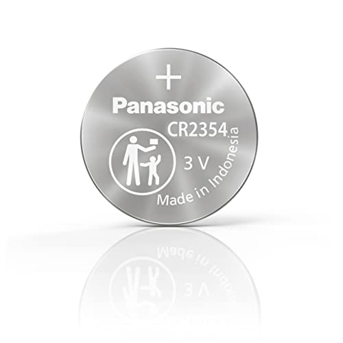 Image of Panasonic CR2354 3.0 Volt Long Lasting Lithium Coin Cell Batteries in Child Resistant, Standards Based Packaging, 1-Battery Pack (Pack of 2)