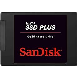 SanDisk SSD PLUS 240 GB Sata III 2.5 Inch Internal SSD, Up to 530 MB/s, Black