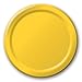 Creative Converting 501021B School Bus Yellow Banquet Plate, Solid (10pks Case)