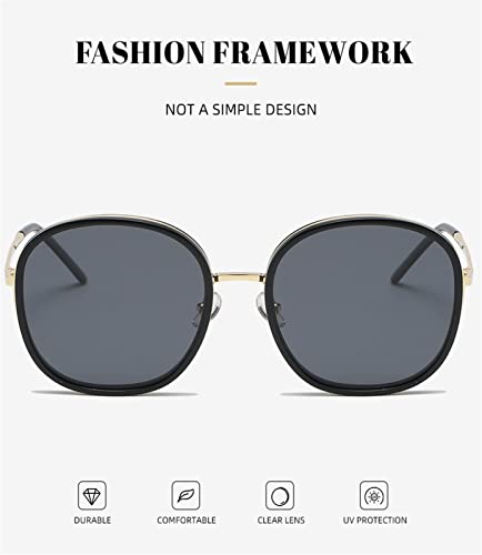 ZIUTNSAV-Street Fashion Polarized Men and Women Sunglasses Outdoor Vacation Sunshade (COLOR:A3977,ONE SIZE)2