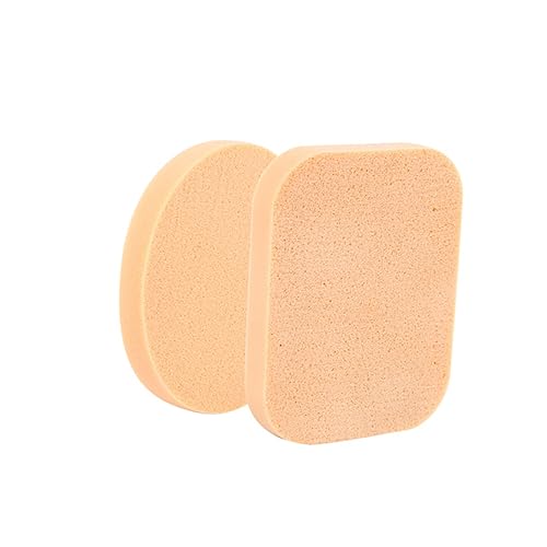 Didiseaon 2Pcs Round Makeup Sponges for Dry and Wet Use Soft and Delicate Face Powder Puff for Application for Salon Home Travel Use
