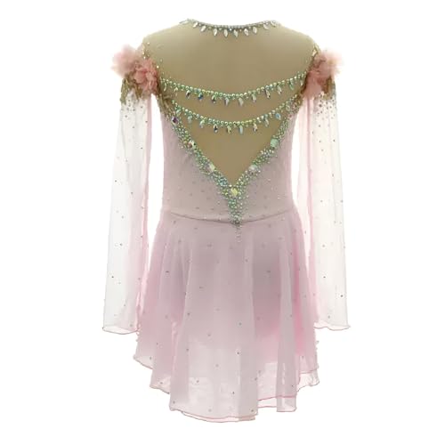 Robe de patinage artistique pour filles en patchwork technique et confortable