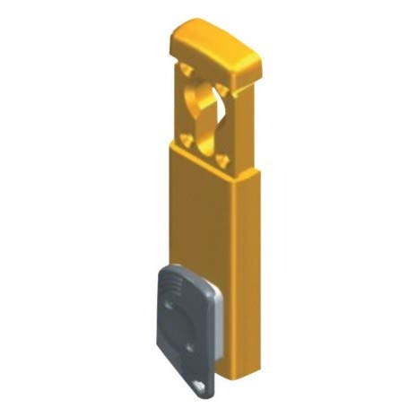 Protège cylindre (magnétique) pour cylindre européen - Désignation - Protège clindre, Finition - Laiton brillant