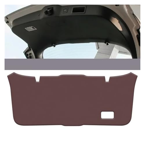 Tapis de coffre arrière voiture en cuir PU chic finition café pour Mazda CX5 KF