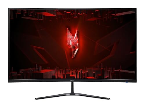 acer Nitro ED320Q W0 Gaming Monitor 31.5 Zoll (80 cm Bildschirm) Full HD, VA, 240Hz, 1ms(VRB), DP 1.4, 2xHDMI 2.1, Curved, FreeSync Premium