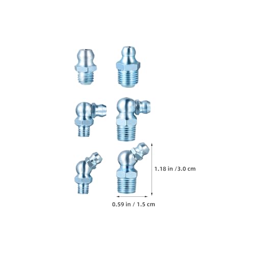Boquillas de grasa para uniones mecánicas SHINEOFI 1/8 hexagonal de hierro angular en fábricas 2