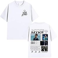 Genérico Camiseta con Estampado gráfico del Rapero Myke Towers para Hombre y Mujer, Estilo Hip Hop, de Gran tamaño y cómoda Manga Corta (DM)