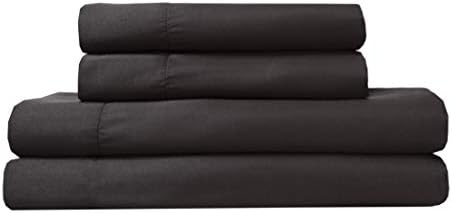 TORREY LANE 100% Luxury Satin Polyester Sheet Set, Snow Leopard Print, King