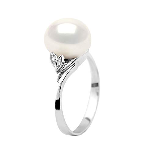 Bague perle de culture blanche et diamant, le cadeau idéal pour marquer un moment