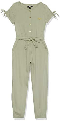 Dkny Girls Classic Comfy Short Sleeve Jumpsuit Romper, Sea Grass, 6X Us #TOP17