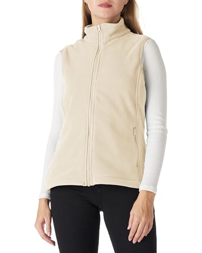 Outdoor Ventures Women's Polar Fleece Zip Vest Outerwear with Pockets,Warm Sleeveless Coat Vest for Fall & Winter