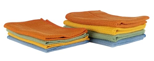 AQUA CLEAN Kristall Piquet Geschirrtücher Set, 8-teilig, 60x40cm & 30x40cm, Hochsaugfähig, Streifenfrei AQUA CLEAN Kristall Piquet Geschirrtücher Set, 8-teilig, 60x40cm & 30x40cm, Hochsaugfähig, Streifenfrei