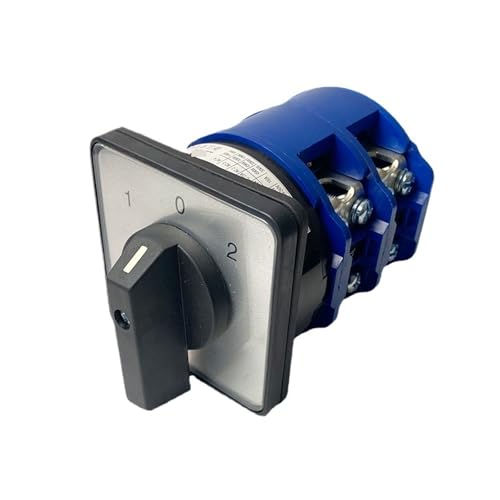 LW26-160A Rotary Cam Switch Two Poles 8 Terminals Dual Power Control Multi Position 160A 690V Silver Contact YMW26-160/2(0-1)