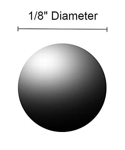 Miniatura 2 de 125 bolas agitadoras de mezcla de esmalte de uñas de acero inoxidable de 18 pulgadas