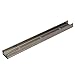 Bishop-Wisecarver UTTRS3-1120 UtiliTrak SW Series Track, Open Channel, Size 3, Steel, 1120 mm Long, 14 Holes