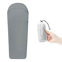 Naturehike Hüttenschlafsack Ultralight Schlafsack Liner nur 128g Reisedecke mit Small Pack Size Innenschlafsack für Backpacking, Hostels, Hütten Camping