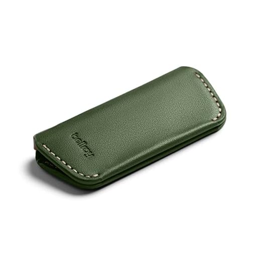 Estuche para llavero de piel Bellroy Key Cover Plus Second Edition (máx. 8 llaves), Rangergreen, Talla única